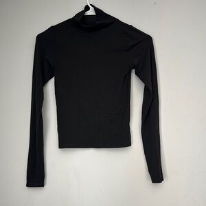SKIMS Black Long Sleeve Women's Top